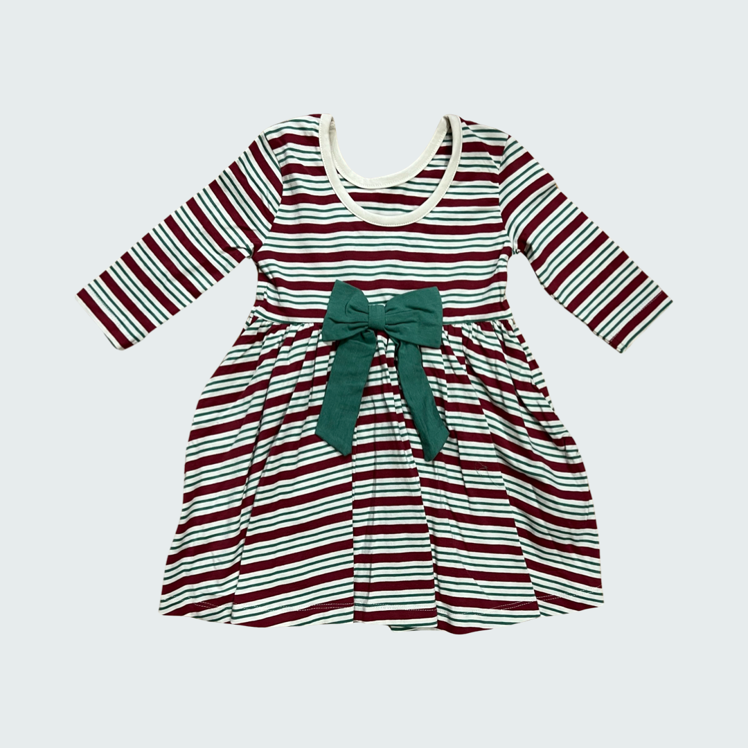 Ruffle Butts Peppermint Stripe Twirl Dress