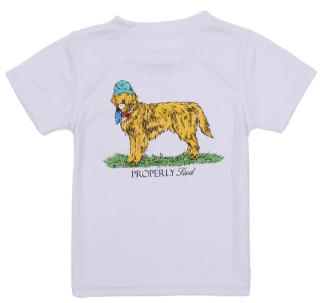 Properly Tied American Pup Performance Short Sleeve T-
Shirt