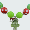 The Grinch Christmas Chunky Bead Necklace