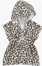 Load image into Gallery viewer, Mud Pie leopard hooded
cover up
