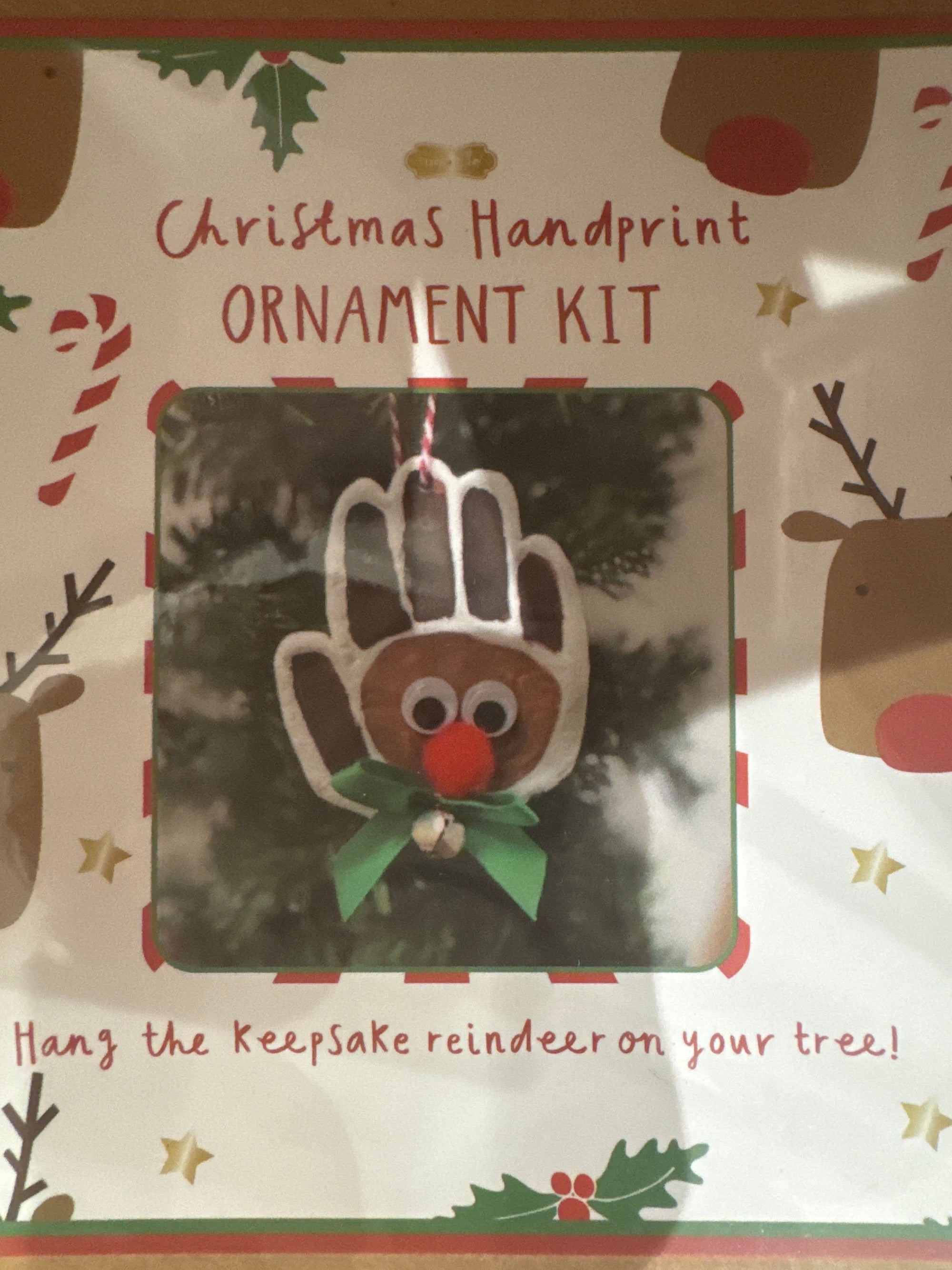 Christmas Handprint Ornament Kit