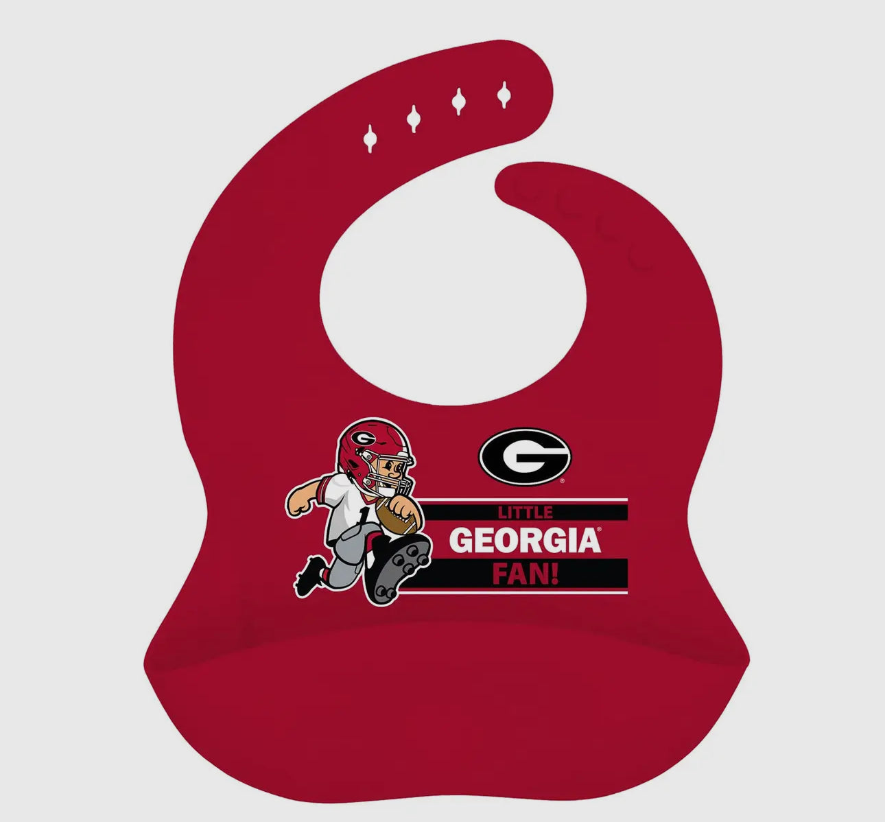 Georgia Bulldogs - Ncaa Silicone Bib