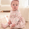 MAYORAL BABY GIRLS PINK BUNNY DRESS