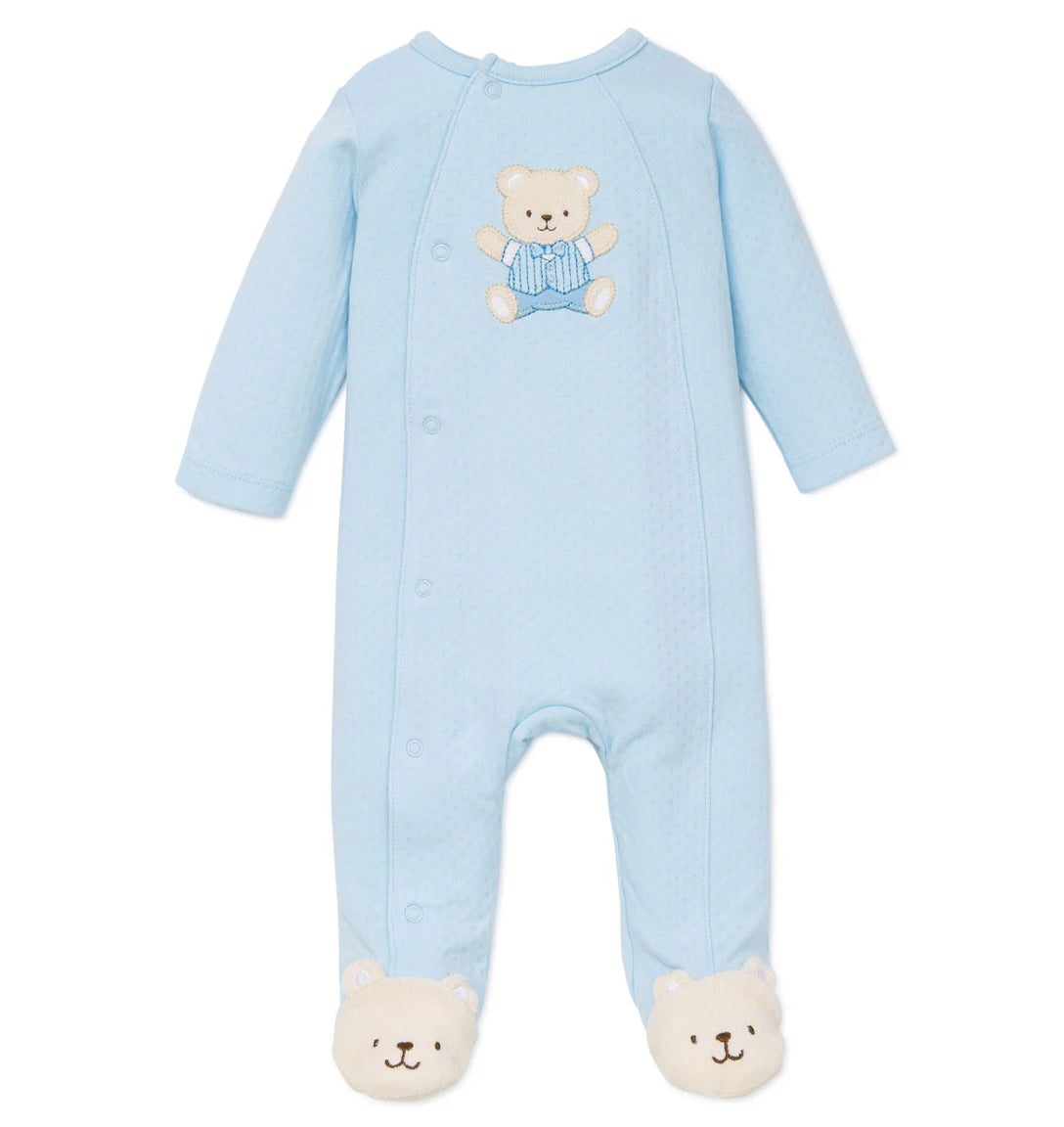 Little Me Cute Bear Footed One-Piece