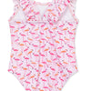 Flamingo 1-Piece Swimsuit