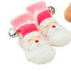 Mud Pie Santa Jingle Bell Socks