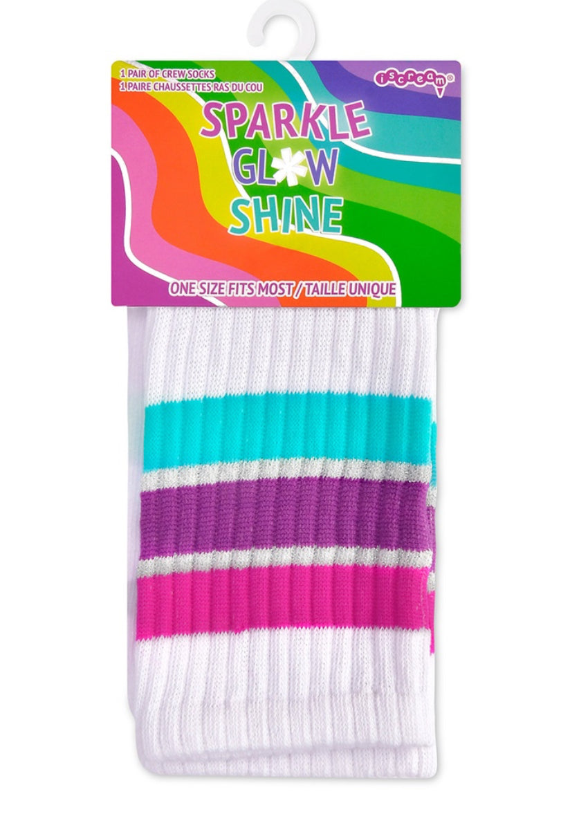 Iscream Sparkle Glow Shine Socks