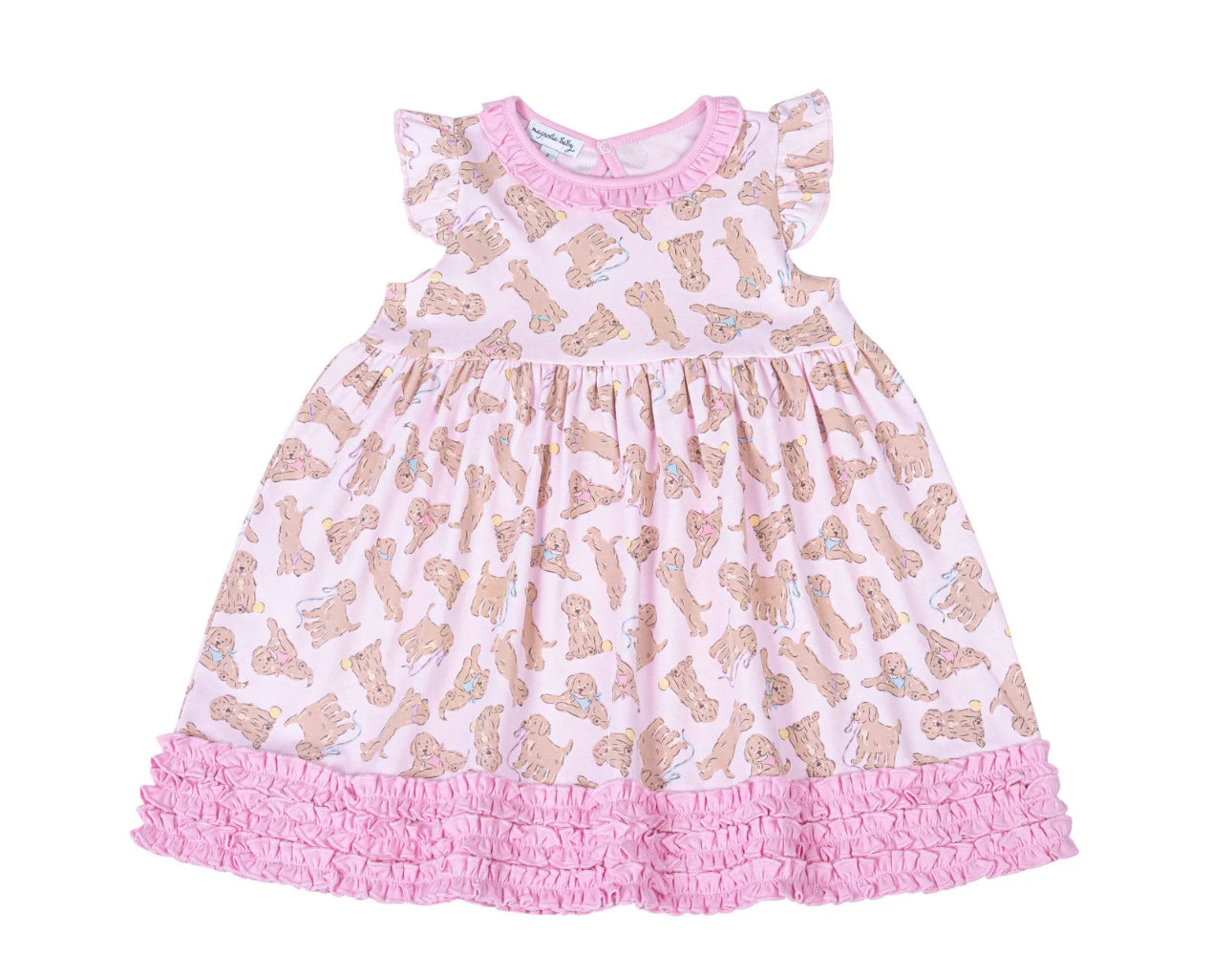 Golden Pup Flutters Dress
