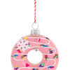 Ganz Glass Doughnut Ornament