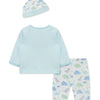 Little Me Cute Dinos Footed Pant Set