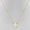 Kids' Mother-of-Pearl Clover Pendant
Necklace