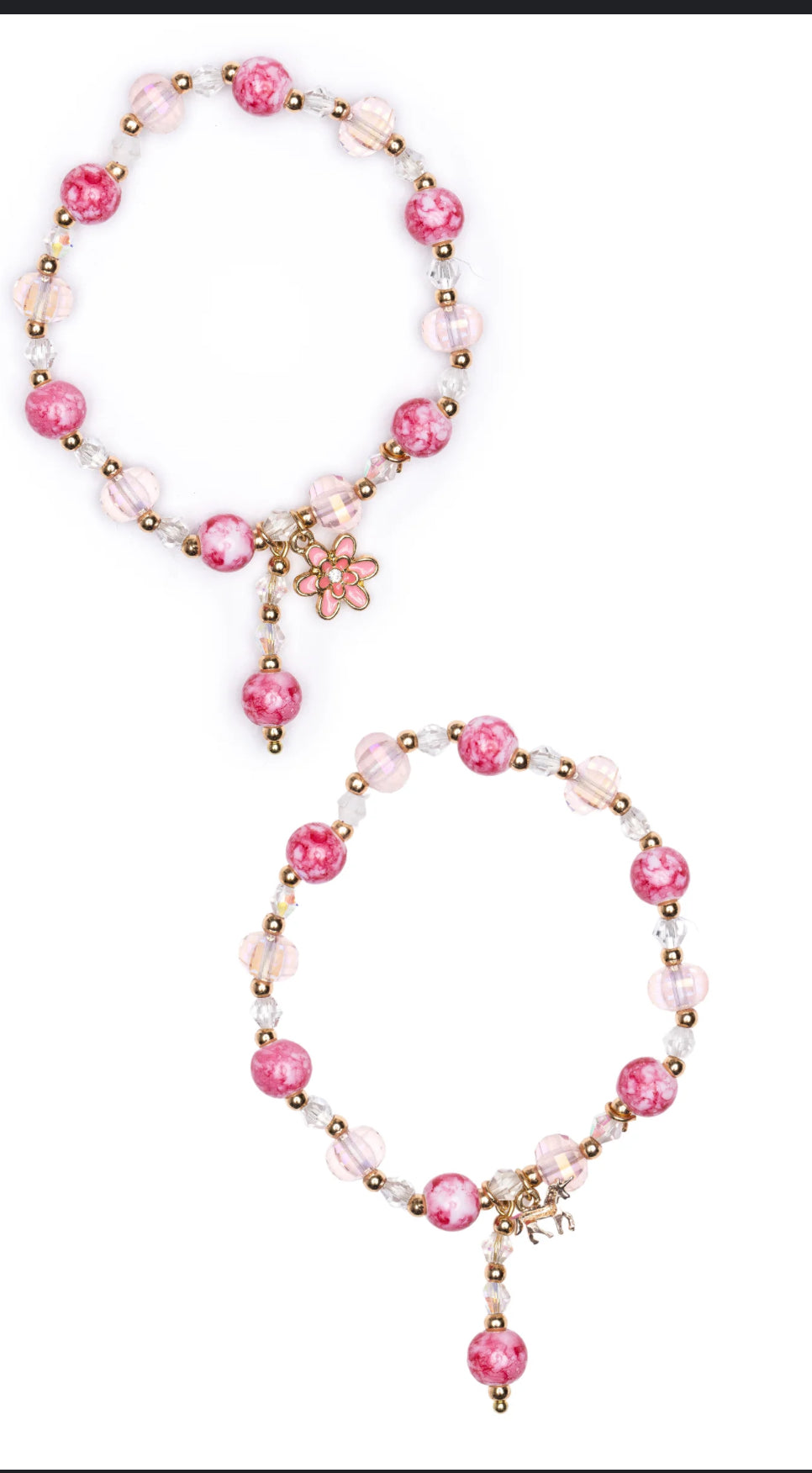 Boutique Pink Crystal Bracelet Assorted