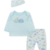 Little Me Cute Dinos Footed Pant Set