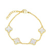 Lily Nily Mother of Pearl Clover
Bracelet