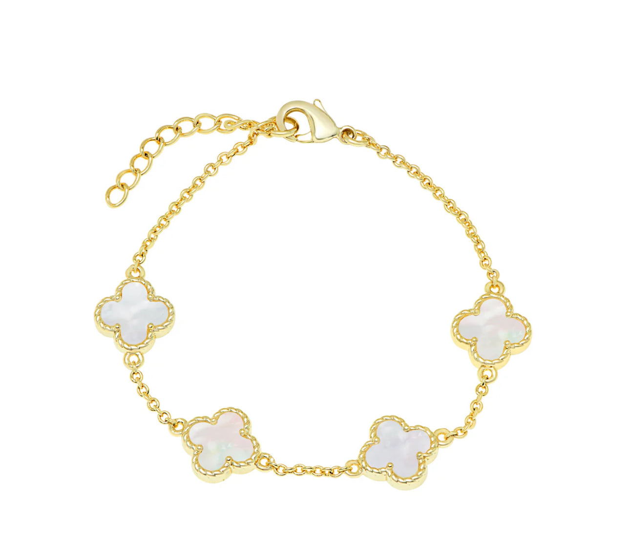 Lily Nily Mother of Pearl Clover
Bracelet