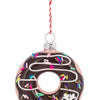 Ganz Glass Doughnut Ornament