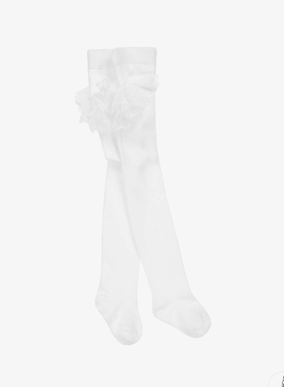 Mayoral BABY GIRLS White LACE TIGHTS