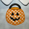 Magnolia Baby Trick or Treat Appliqué Collared L/S Boy Bubble