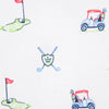 Little Me Sweet Golf Club Zip Footed One-Piece