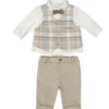 Mayoral-Vest Shirt Pants Set