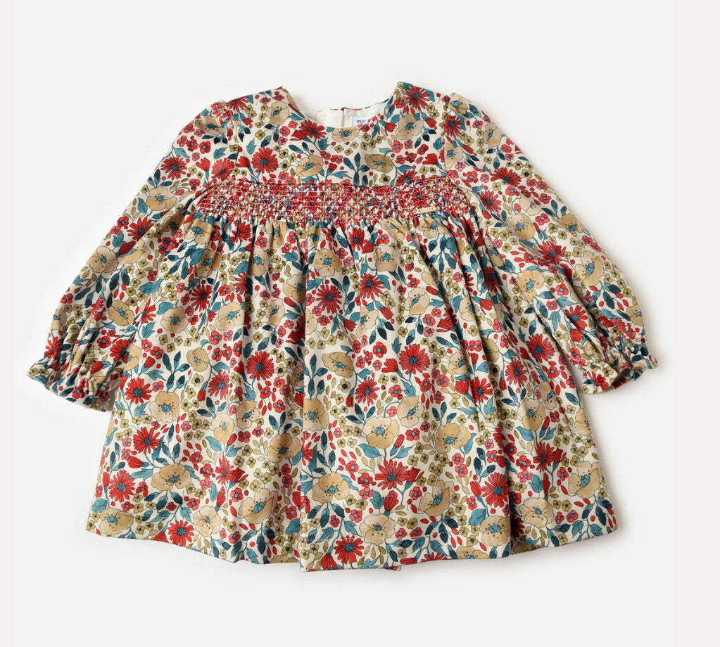 MAYORAL
Girls' Printed Velvet Dress