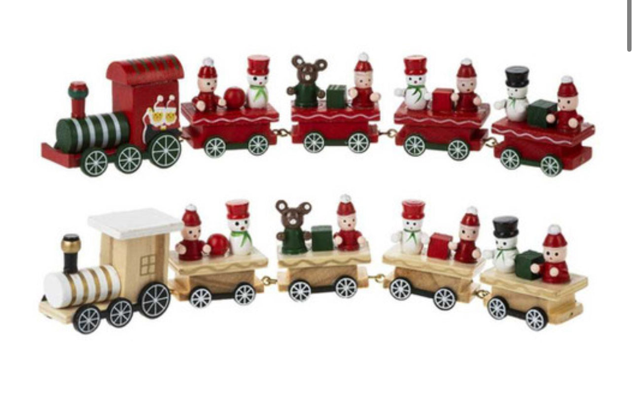 Wooden Train Figurine