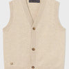 Mayoral Button Knot Vest-Beige