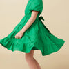 Hayden Girl Kelly Green Tie Waist Dress