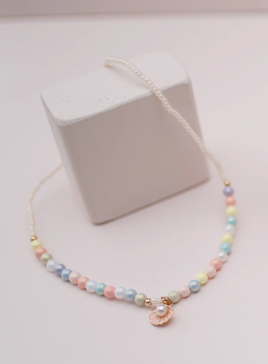 Boutique Pastel Shell Necklace