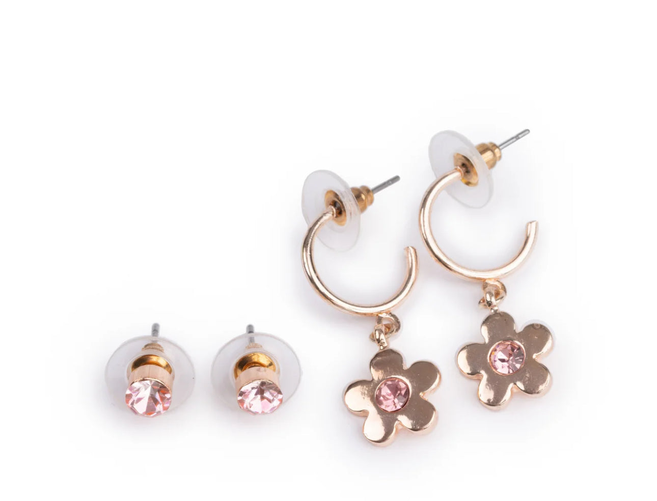 Boutique Chic Bejeweled Blooms Earring Set