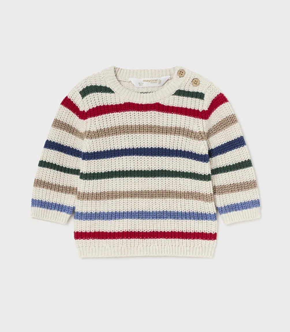 Mayoral Infant Boys Striped Multicolor Sweater