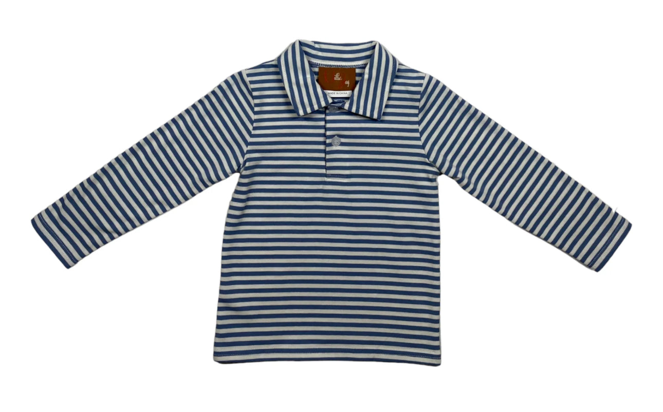 Millie Jay Weston LS Shirt - Blue Stripe