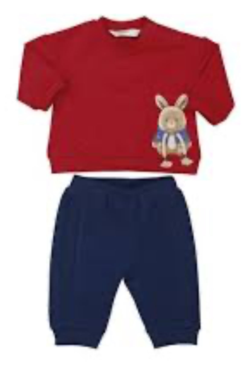 Mayoral Baby Boys Toy Bunny pant set