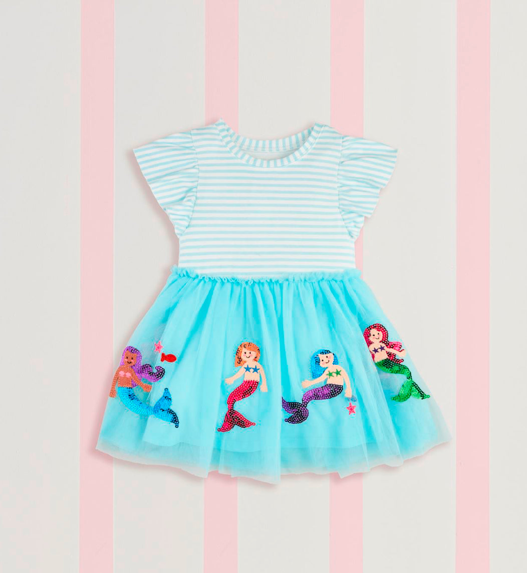 mud pie mermaid dress mud pie mermaid dress Mermaid Bubble Suit with snap closure