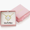Kids' Mother-of-Pearl Clover Pendant
Necklace