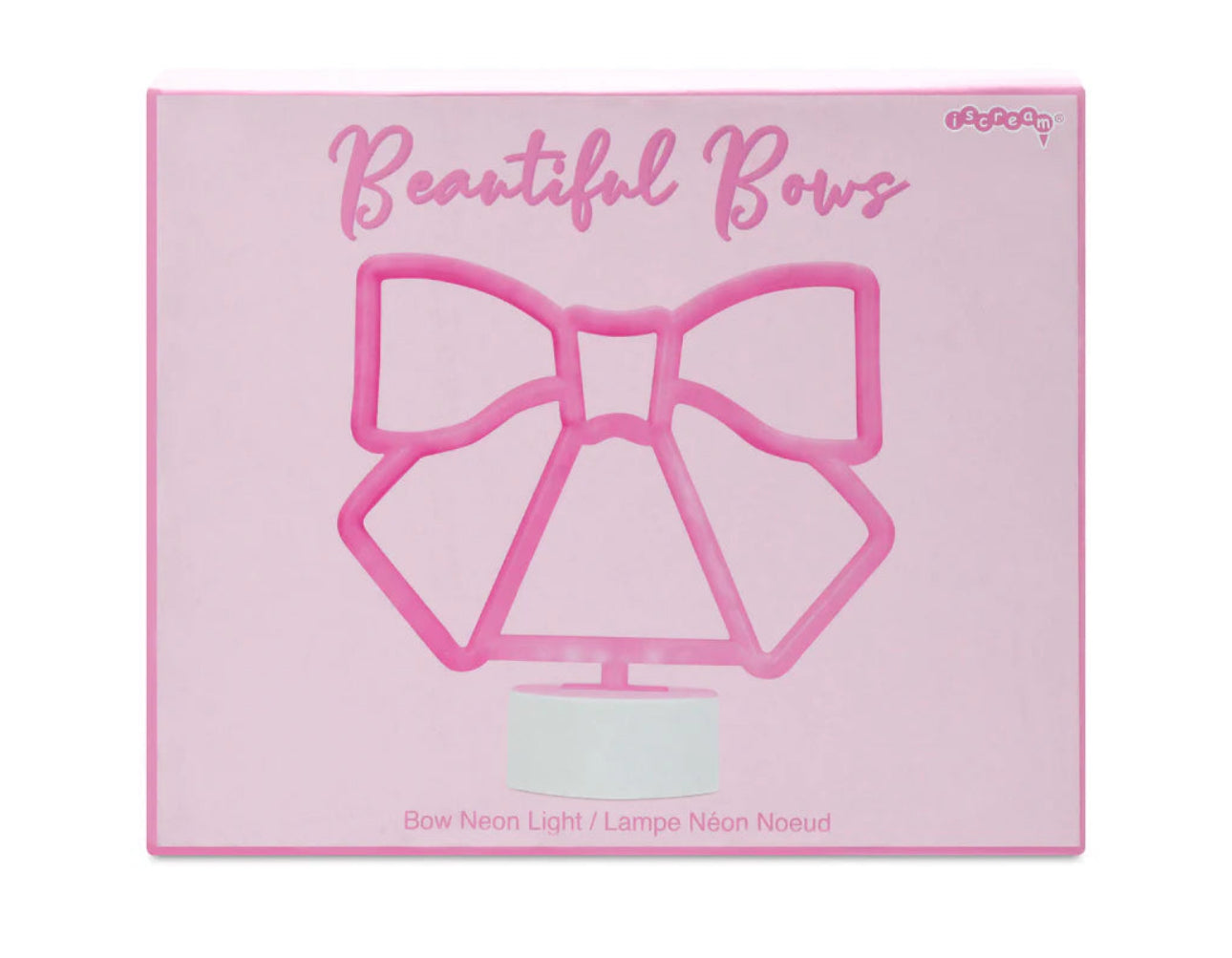 Iscream Beautiful Bows Neon Light