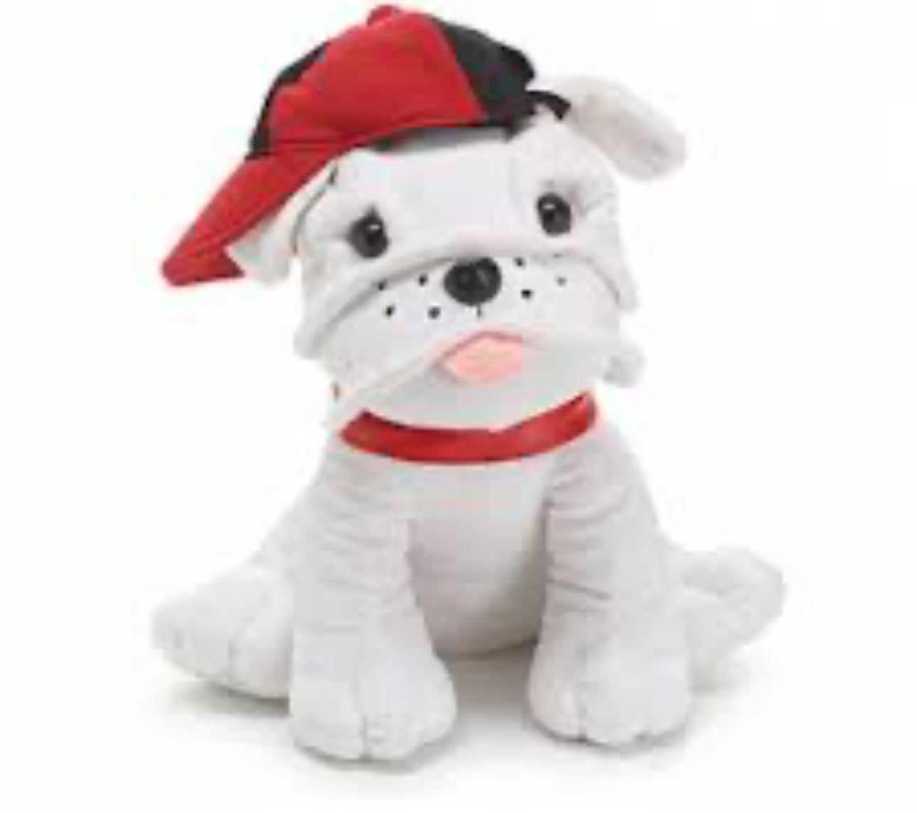 Plush Georgia Bulldog with Ballcap