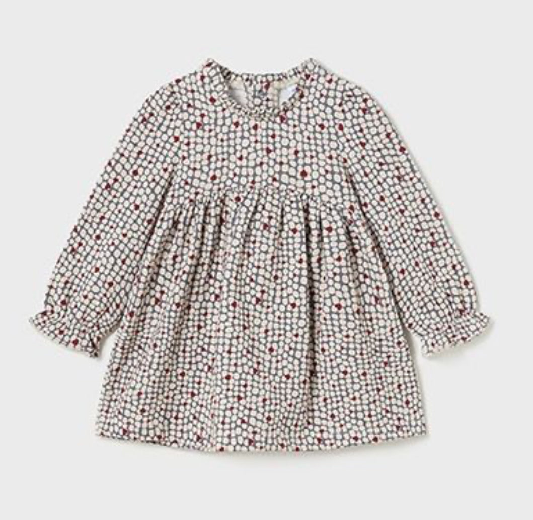 MAYORAL
Girls' Printed Dress- Tomatoe