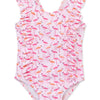 Flamingo 1-Piece Swimsuit