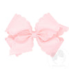 Medium Grosgrain Bow with Eyelet
Flower-Embossed Edges