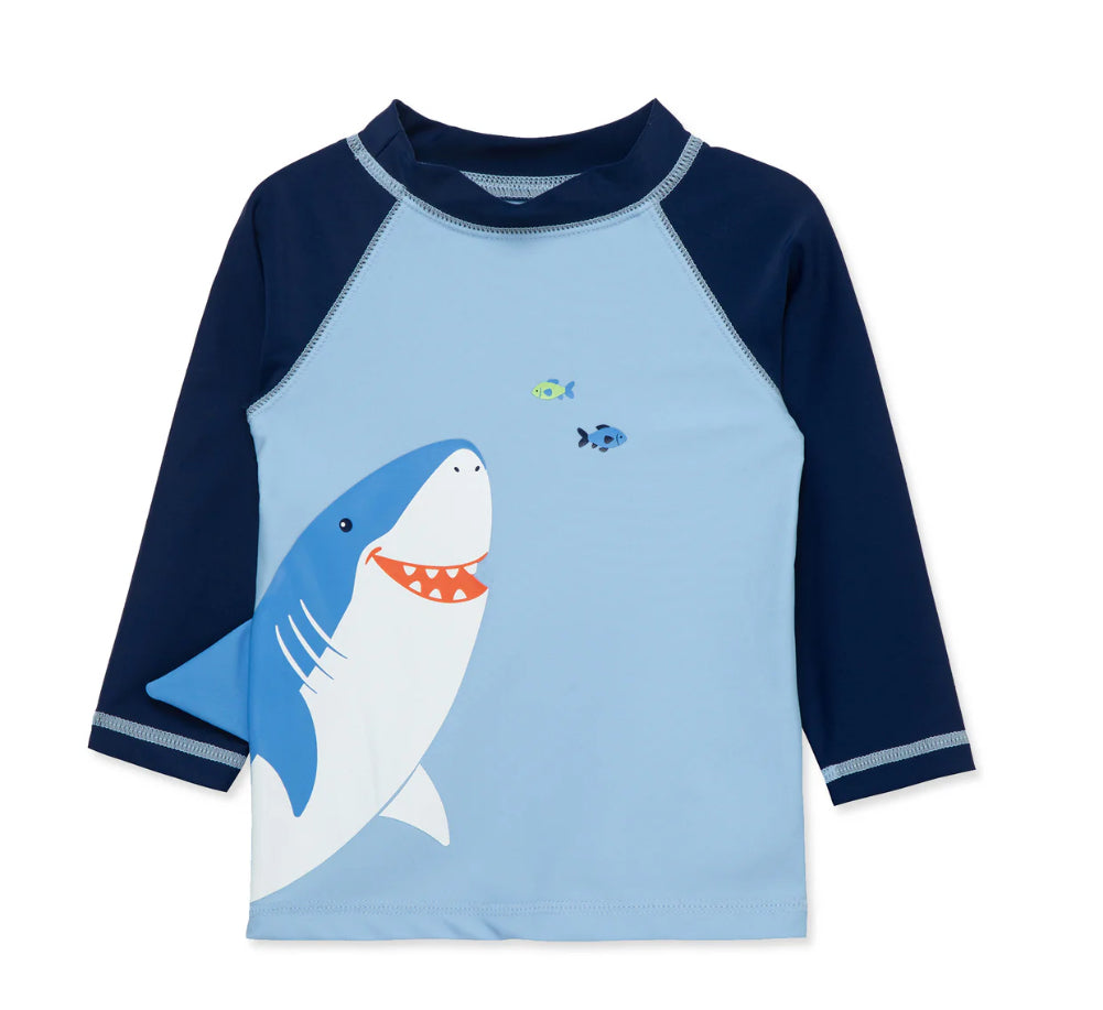 Little Me Shark Rashguard