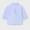 Mayoral Long Sleeve Soft Better Cotton Shirt-Light Blue