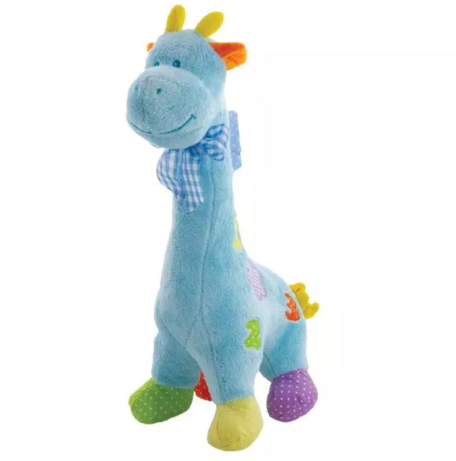 Linzy Baby 14” Plush Happy Giraffe Rattle