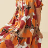 Hayden LA Abstract Leopard Print Button Up Shirt Dress
