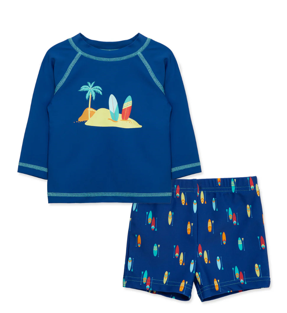 Little Me Surf Rashguard Set