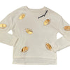 Paper Flower Game Day Applique Football Waffle
Top