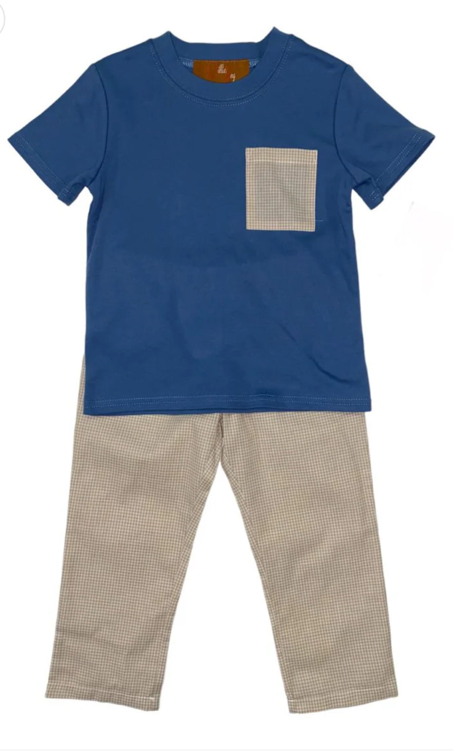 Millie Jay Jameson Pant Set - Blue & Khaki