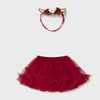 Mayoral Newborn Girl Tulle Skirt with Deer Ears Headband