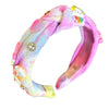 Bari Lynn Tie Dye 3D Charm Headband