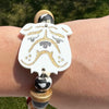 Georgia Bulldog Beaded Braclet-Women’s